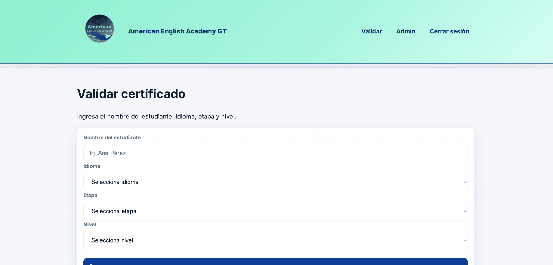 Sistema web para negocios
